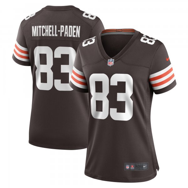 Women's Cleveland Browns Zaire Mitchell-Paden Nike  Brown Team Game Jersey