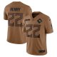 Men's Tennessee Titans #22 Derrick Henry Nike Brown 2023 Salute To Service Limited Jersey