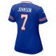 Women's Buffalo Bills Taron Johnson Nike Royal Game Player Jersey