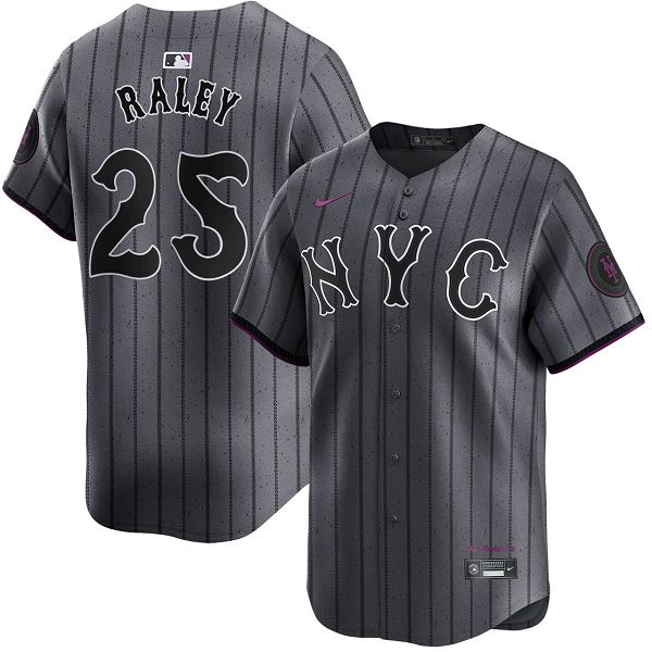 Men's New York Mets #25 Brooks Raley City Connect Limited Jersey