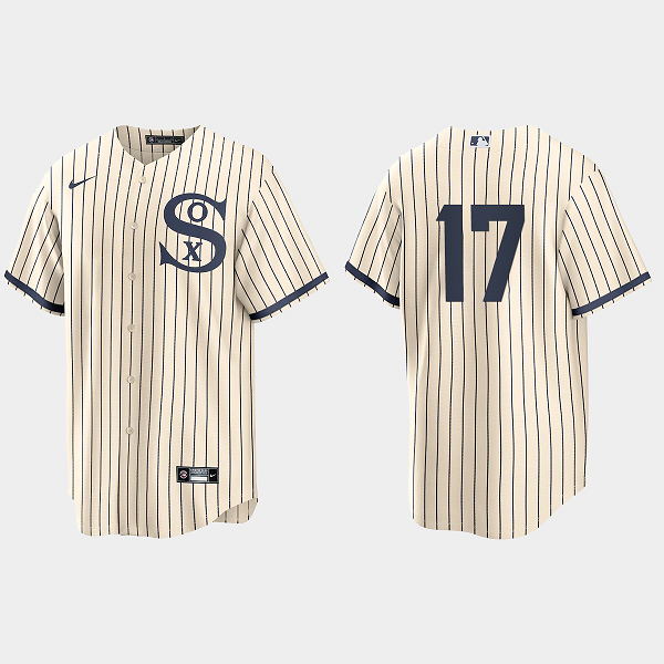 Men's Chicago White Sox #17 Luis Gonzalez 2021 Field of Dreams Replica White Jersey