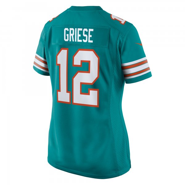 Women's Miami Dolphins Bob Griese Nike Aqua Retired Player Jersey