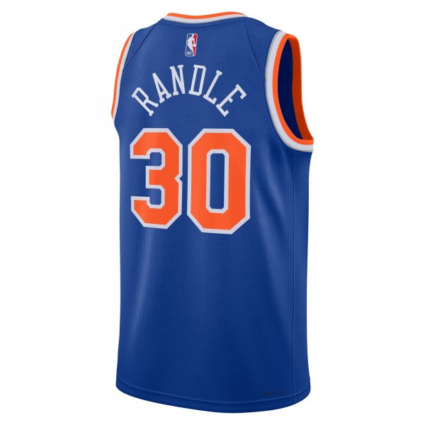 Unisex New York Knicks Julius Randle Nike Blue Swingman Jersey - Icon Edition