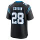 Men's Carolina Panthers Jashaun Corbin Nike  Black Team Game Jersey