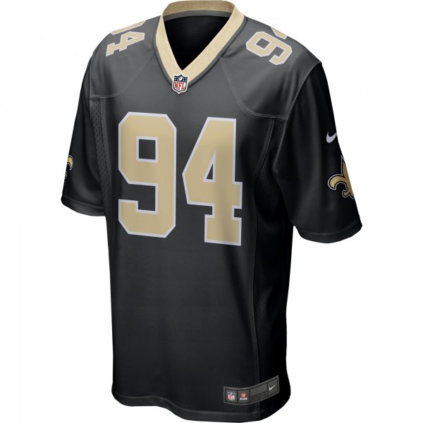 Men's New Orleans Saints Cameron Jordan Nike Black Game Jersey