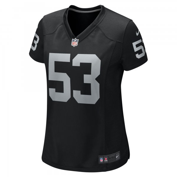 Women's Las Vegas Raiders Isaac Darkangelo Nike  Black Team Game Jersey