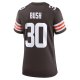 Women's Cleveland Browns Devin Bush Nike  Brown  Game Jersey