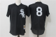 Mitchelland Ness Chicago White Sox #8 Bo Jackson Black MLB Jersey