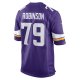 Men's Minnesota Vikings Tyrese Robinson Nike  Purple Team Game Jersey