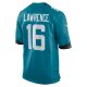 Youth Jacksonville Jaguars Trevor Lawrence Nike Teal Game Jersey