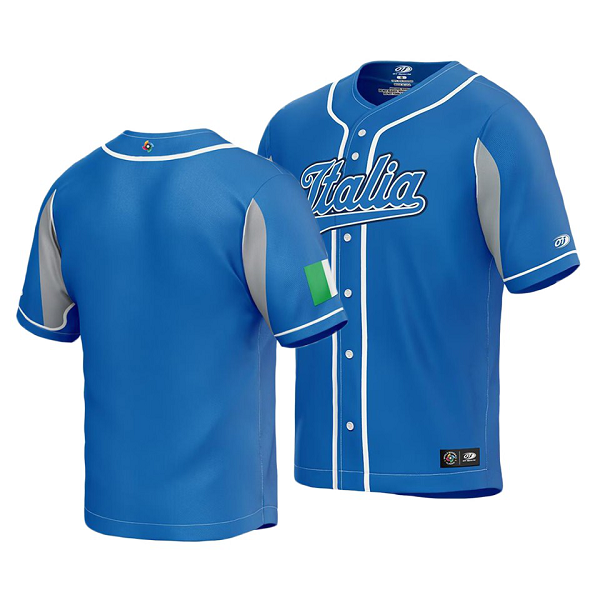 Italy 2023 World Baseball Classic Royal Men's MLB Jersey