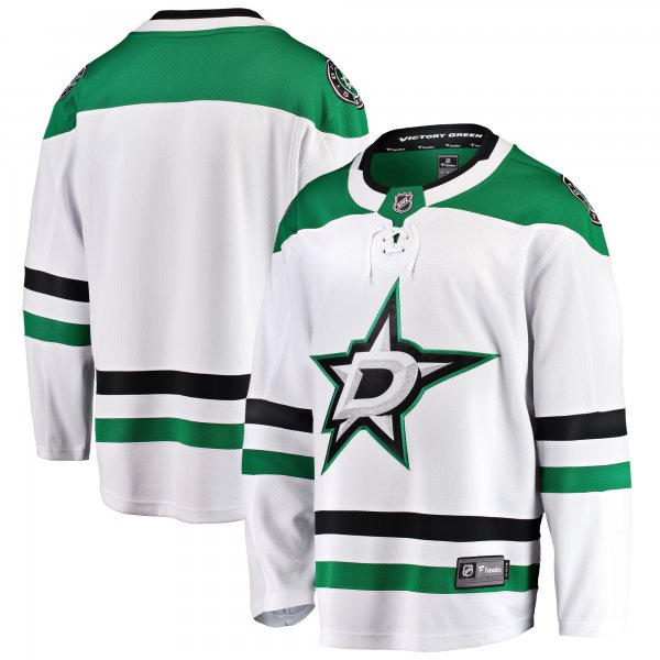 Men's Dallas Stars Fanatics White Breakaway Away Jersey