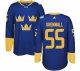 Team Sweden #55 Niklas Kronwall Blue 2016 World Cup Stitched NHL Jersey