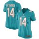 Women's Miami Dolphins Ryan Fitzpatrick Nike Aqua Game Jersey