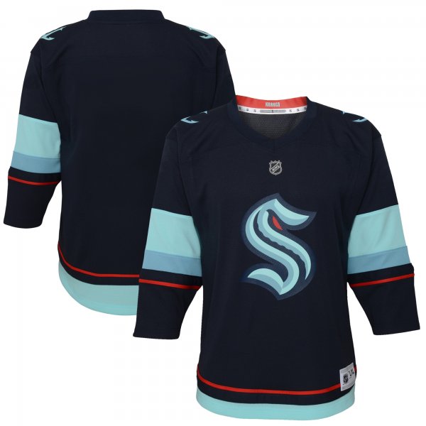 Youth Seattle Kraken Navy Home Replica Jersey