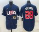 Men's USA Baseball #28 Nolan Arenado 2023 Navy World Baseball Classic Stitched Jerseys