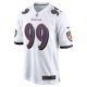 Men's Baltimore Ravens Odafe Oweh Nike White Game Jersey