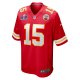 Men's Kansas City Chiefs Patrick Mahomes Nike Red Super Bowl LVIII Game Jersey