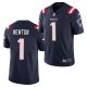 Men's New England Patriots #1 Cam Newton Navy 2020 Vapor Limited Jersey