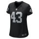 Women's Las Vegas Raiders Kanai Mauga Nike  Black Team Game Jersey