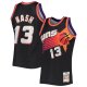 Men's Phoenix Suns Steve Nash Mitchell & Ness Black 1996/97 Hardwood Classics NBA 75th Anniversary Diamond Swingman Jersey