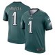 Men's Philadelphia Eagles Jalen Hurts Nike Midnight Green Legend Jersey