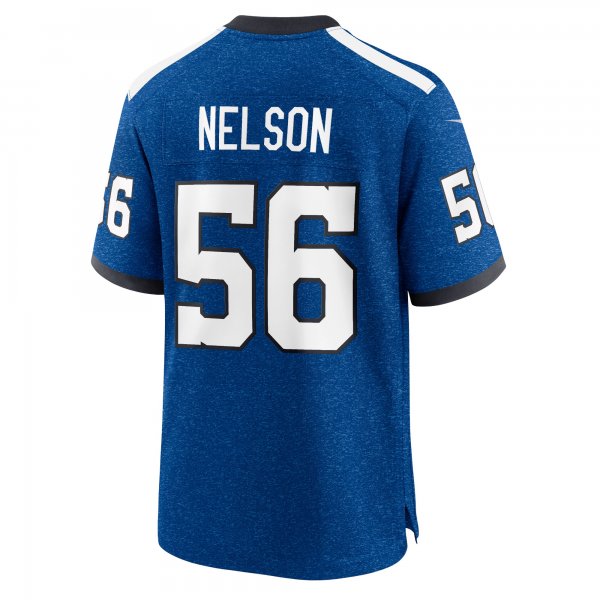 Men's Indianapolis Colts Quenton Nelson Nike Royal Indiana Nights Alternate Game Jersey