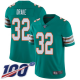 Miami Dolphins #32 Kenyan Drake Aqua Green Alternate Men's Stitched NFL 100th Season Vapor Limited Jersey