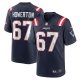 Men's New England Patriots Hayden Howerton Nike Navy Home Game Player Jersey