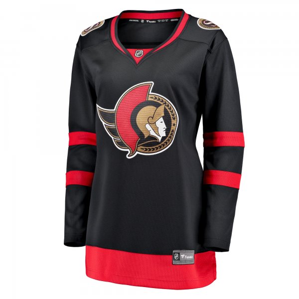 Women's Ottawa Senators Fanatics Black Home Breakaway Jersey