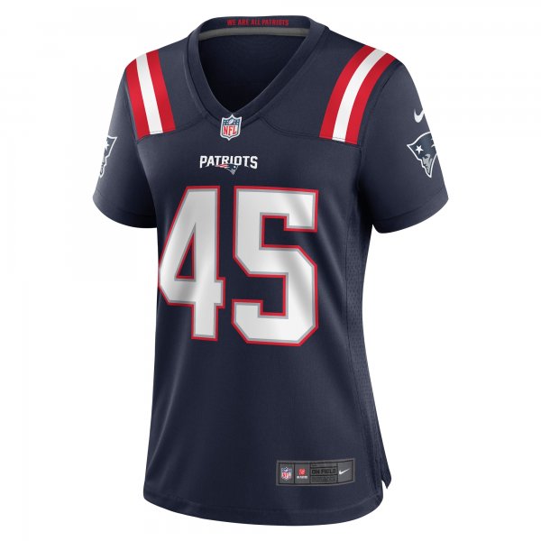 Women's New England Patriots Chris Board Nike Navy Game Player Jersey