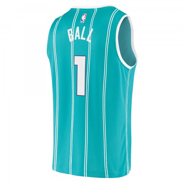 Youth Charlotte Hornets LaMelo Ball Fanatics Teal Fast Break Player Jersey - Icon Edition