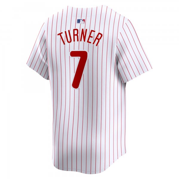 Men's Philadelphia Phillies Trea Turner Nike White Home Limited Player Jersey