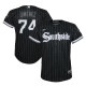 Men's Nike Chicago White Sox #74 Eloy Jimenez Black MLB 2021 City Connect Player Jersey