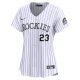 Women's Colorado Rockies Kris Bryant Nike White Home Limited Player Jersey