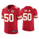 Men's #50 Willie Gay Jr. Kansas City Chiefs Red 2020 NFL Draft Vapor Limited Jersey