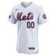 Men's New York Mets Nike White Home Elite Custom Patch Jersey