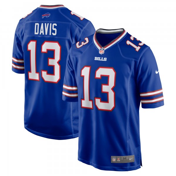 Men's Buffalo Bills Gabriel Davis Nike Royal Team Game Player Jersey