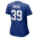 Women's New York Giants Gervarrius Owens Nike  Royal Team Game Jersey