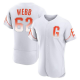 Men's San Francisco Giants #62 Logan Webb 2021 City Connect White MLB Jersey