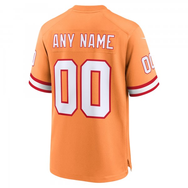 Men's Tampa Bay Buccaneers Nike Orange Custom Throwback Game Jersey