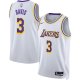 Unisex Los Angeles Lakers Anthony Davis Nike White Swingman Jersey - Association Edition