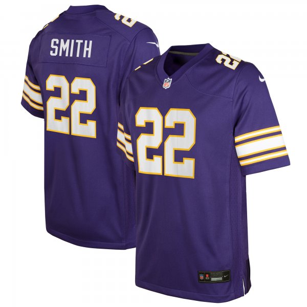 Youth Minnesota Vikings Harrison Smith Nike Purple Game Jersey