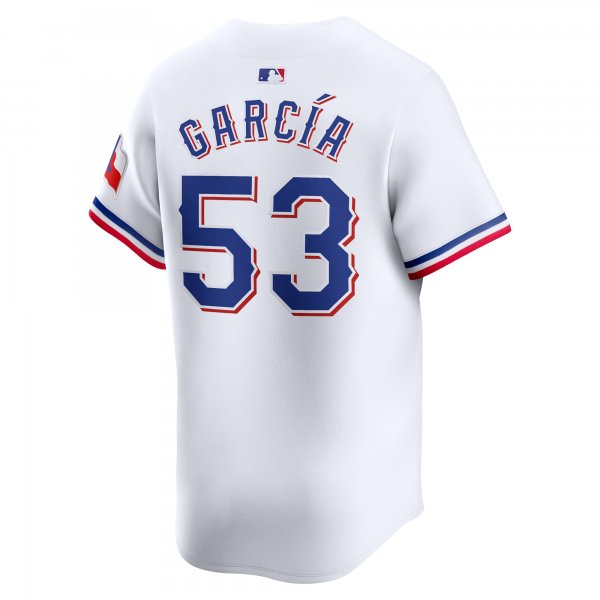 Men's Texas Rangers Adolis GarcÃÂ­a Nike White Home Limited Jersey