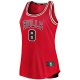 Women's Chicago Bulls Zach LaVine Fanatics Red Fast Break Tank Jersey - Icon Edition