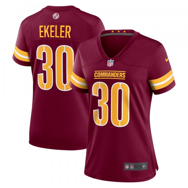 Women's Washington Commanders Austin Ekeler Nike Burgundy Game Player Jersey