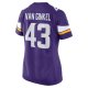 Women's Minnesota Vikings Andrew Van Ginkel Nike  Purple Team Game Jersey