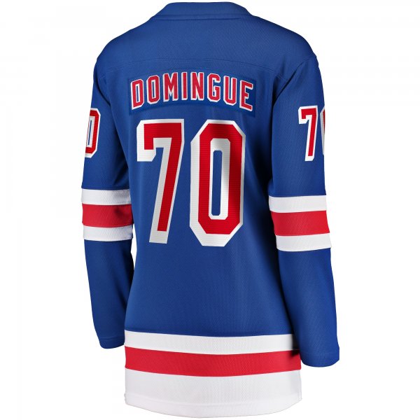 Women's New York Rangers Louis Domingue Fanatics Blue Home Breakaway Player Jersey