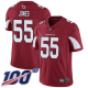 Arizona Cardinals #55 Chandler Jones Red Team Color Men's Stitched NFL 100th Season Vapor Limited Jersey