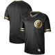 Men's Nike Chicago Cubs Blank Black Gold MLB Jersey